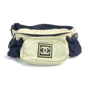 Chanel Sport Waist Pouch Bag White
